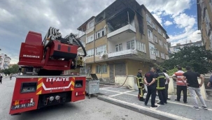 Ev sahibiyle tartışan kiracı evi ateşe verdi