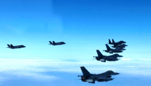 Güney Kore ve ABD savaş uçaklarından gövde gösterisi