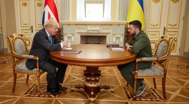 İngiltere Başbakanı Johnson'dan Kiev ziyareti