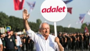 Kılıçdaroğlu: Adalet yürüyüşü daha bitmedi, daha yolun başındayız