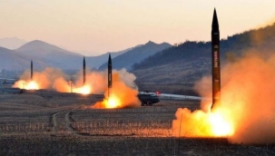 Kuzey Kore, Japon Denizi istikametine 8 füze fırlattı