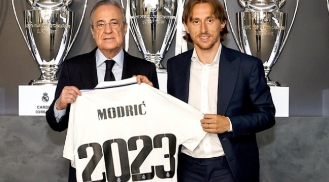 Modric, 1 yıl daha Real Madrid'de