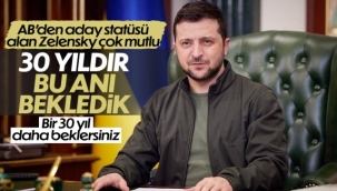 Zelensky: 30 yıl boyunca bu anı bekledik