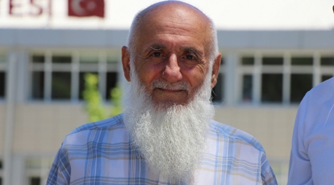 80 yaşındaki Yaşar dede DGS'ye girdi, görevlileri şaşırttı