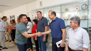 BAŞKAN YÜCEL, BELEDİYE PERSONELİ İLE BAYRAMLAŞTI