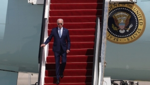 Biden, İsrail'de törenle karşılandı