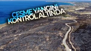 Çeşme yangınları kontrol altında!