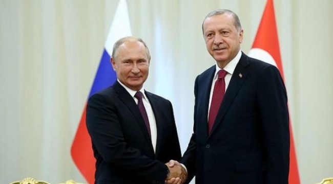 Cumhurbaşkanı Erdoğan, Rusya Devlet Başkanı Putin ile görüştü