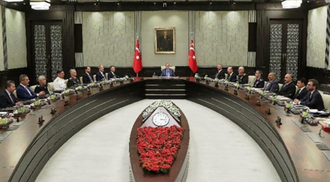 Milli Güvenlik Kurulu ( MGK), Cumhurbaşkanı Recep Tayyip Erdoğan başkanlığında Beştepe'de toplandı.