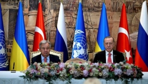 Tahıl koridoru için imzalar İstanbul'da atıldı