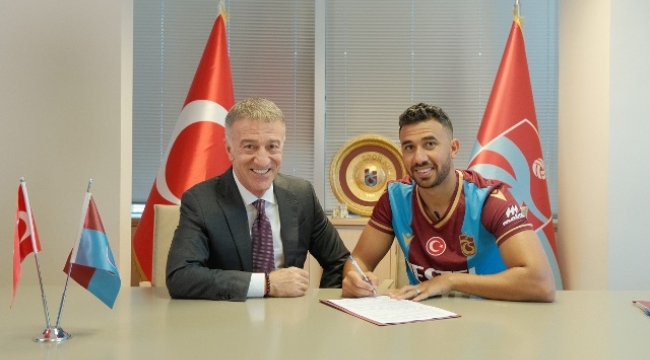 Trabzonspor yeni transferi Trezeguet için imza töreni düzenledi