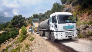 ALANYA BELEDİYESİ ASFALT ÇALIŞMALARINI SÜRDÜRÜYOR