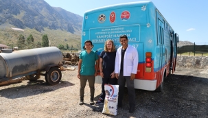 ALANYA BELEDİYESİ KIRSALDAKİ HAYVANLARIN BAKIM VE KONTROLLERİNİ EKSİKSİZ YAPIYOR