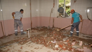 ALANYA BELEDİYESİ OKULLARDA DA MESAİ YAPIYOR