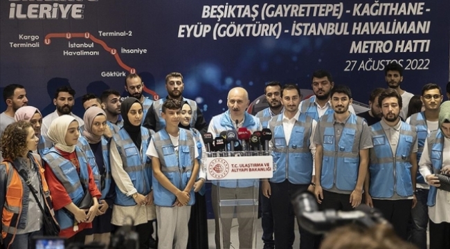 Bakan Karaismailoğlu: Kağıthane-İstanbul Havalimanı metrosunu kasım ayında hizmete alacağız