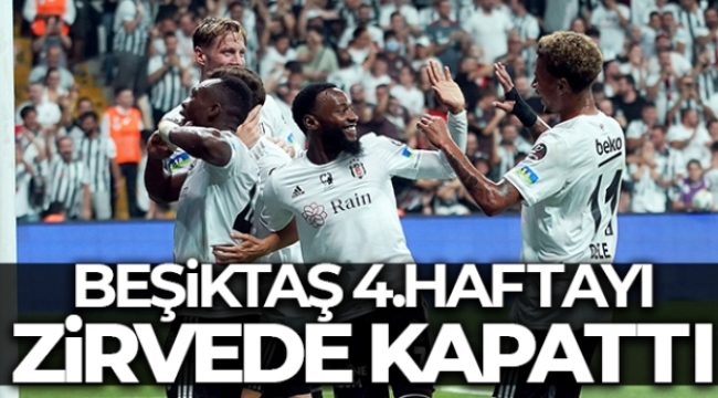 Beşiktaş 3 puanı 3 golle aldı