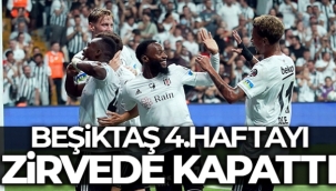 Beşiktaş 3 puanı 3 golle aldı