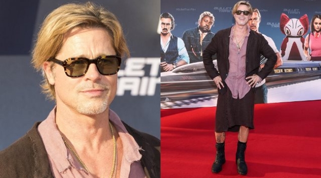 Brad Pitt neden etek giydiğini anlattı: Hepimiz öleceğiz, sallayalım gitsin