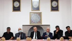 Cumhurbaşkanı Erdoğan Muharrem ayı iftarında konuştu