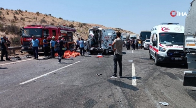 Gaziantep'te zincirleme kaza: 16 kişi hayatını kaybetti, 21 kişi yaralandı