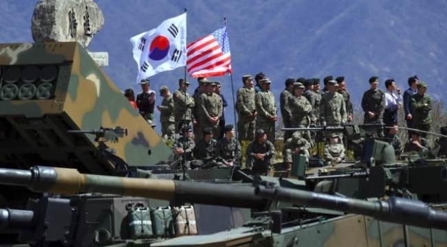 Güney Kore ve ABD son yılların en büyük askeri tatbikatına başladı