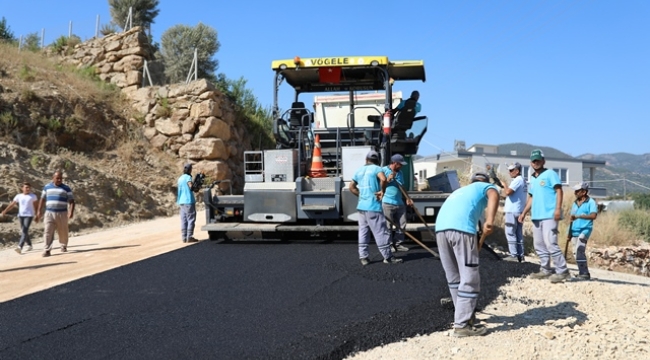 KETENLİK YOLU SICAK ASFALTLA BULUŞTU