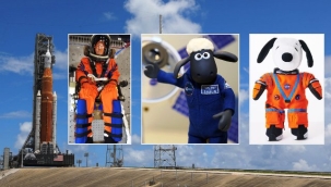 NASA'dan sevimli astronotlar: Snoopy ve Koyun Shaun, Ay'a gidiyor