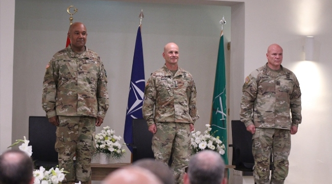 NATO Müttefik Kara Komutanlığında görev devir teslim töreni