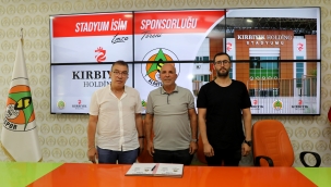 Stadyumun isim sponsoru Kırbıyık Holding oldu