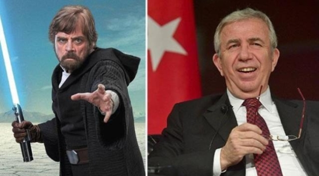 Star Wars'un Luke Skywalker'ı Mark Hamill'den 'Mansur Yavaş kazansın' paylaşımı