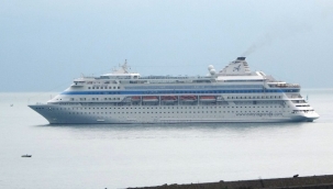 Trabzon Limanı 5 yıl aradan sonra ilk kez bir Kruvaziyer gemisini ağırladı