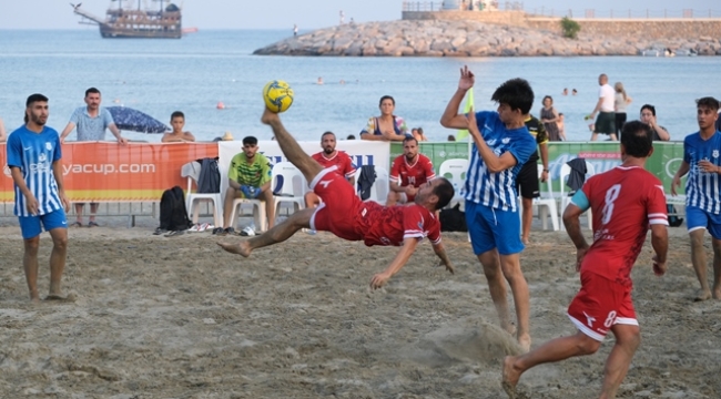 TÜRKİYE BÖLGESEL PLAJ FUTBOLU LİGİ ALANYA ETABI BAŞLADI