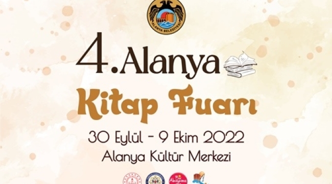 4. ALANYA KİTAP FUARI 30 EYLÜL'DE KAPILARINI AÇIYOR