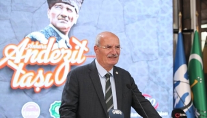 ATO BAŞKANI BARAN, ANKARA ANDEZİT TAŞI'NIN COĞRAFİ İŞARET TESCİL BELGESİNİ TÜRKPATENT BAŞKANI BAŞPINAR'DAN TESLİM ALDI. 