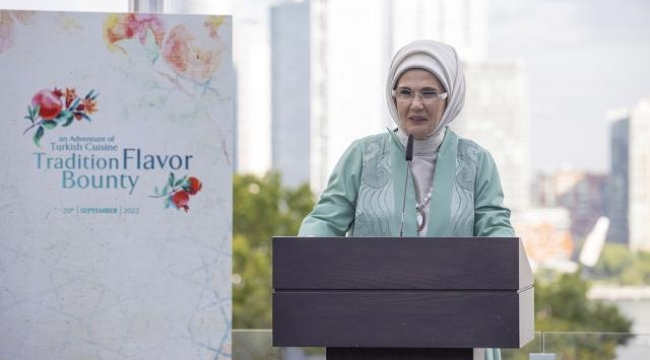 Emine Erdoğan: 'Mutfak kültürel mirasın en önemli unsurlarından biridir'