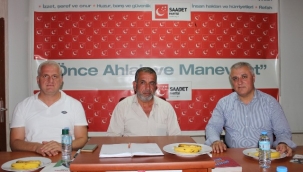 Erdem ve Ekibi, Saadet Partisi'ni ziyaret etti