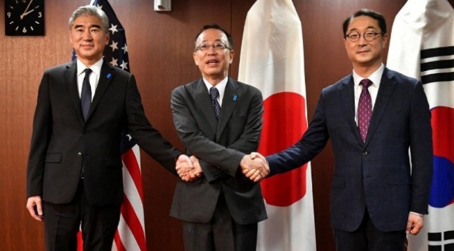 Japonya, ABD ve Güney Kore'den üçlü Kuzey Kore zirvesi