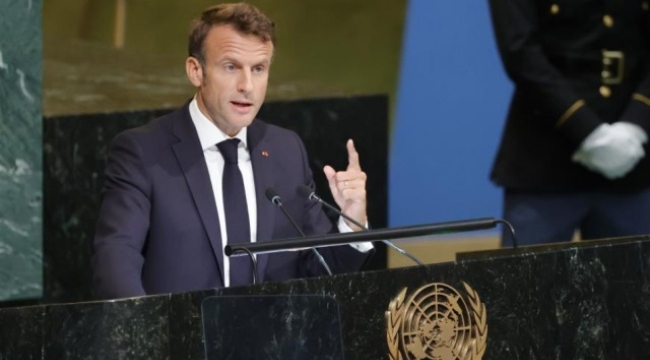 Macron, Rusya'nın Ukrayna'yı işgalini "emperyalizme" dönüş olarak nitelendirdi