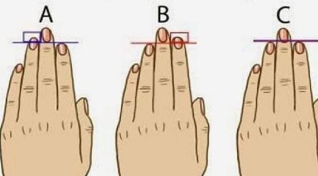 Parmaklarınız, kişiliğiniz hakkında pek çok şey söyleyebilir. Sizin ne tür parmaklarınız var?