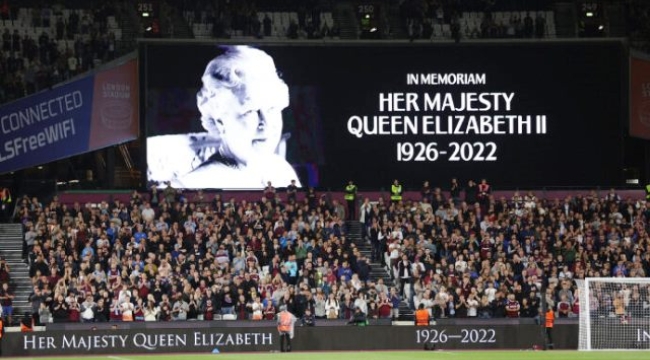 Premier Lig maçları Kraliçe 2. Elizabeth'in ölümü nedeniyle ertelendi