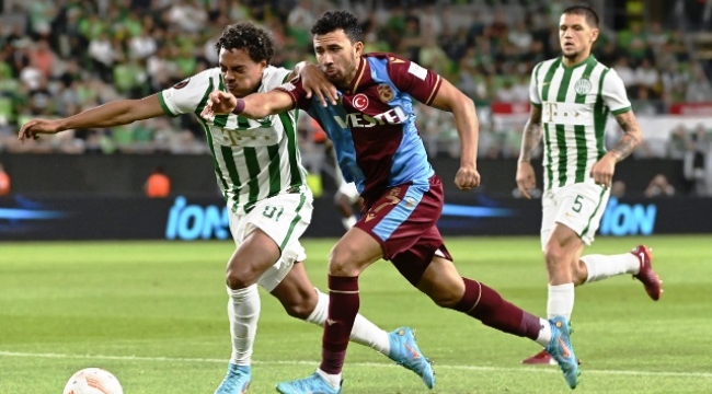 Trabzonspor Macaristan'da 3 golle yıkıldı