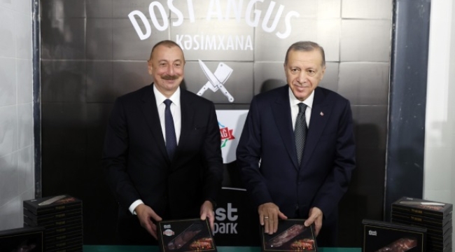 Cumhurbaşkanı Erdoğan ve Aliyev, Dost Agropark Akıllı Tarım Köyü Projesi'nin ilk etabının açılışı gerçekleştirdi