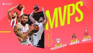 Euroleague'de haftanın MVP'leri belli oldu