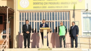 KAYMAKAM ÜRKMEZER DEMİRTAŞ ÇOK PROGRAMLI ANADOLU LİSESİ VE ANADOLU MESLEK LİSESİNİ ZİYARET ETTİ