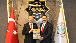 KKTC CUMHURBAŞKANI ERSİN TATAR'DAN ALKÜ'YE ZİYARET