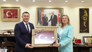 MHP GENEL BAŞKAN YARDIMCISI FİLİZ KILIÇ'TAN BAŞKAN YÜCEL'E ZİYARET