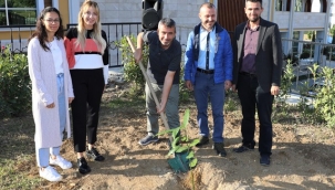 ALKÜ'DE FİDANLAR TOPRAKLA BULUŞTU