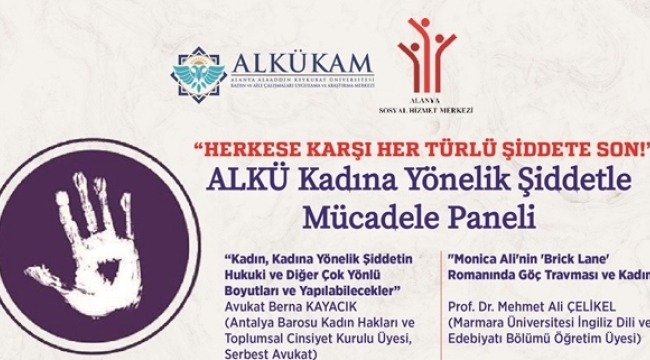 ALKÜ'DEN KADINA YÖNELİK ŞİDDETLE MÜCADELE PANELİ 