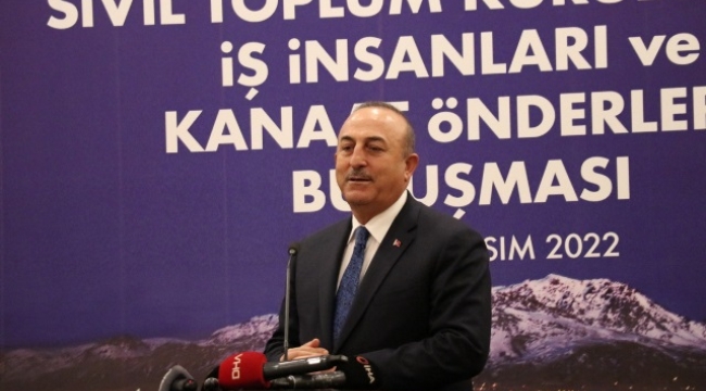 Bakan Çavuşoğlu: 'Uluslararası sistemin de ayakta durmasına katkı sağlıyoruz'