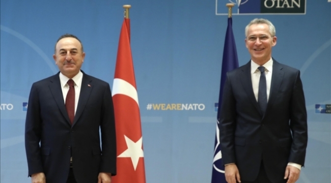 Dışişleri Bakanı Çavuşoğlu NATO Genel Sekreteri Stoltenberg ile bir araya geldi